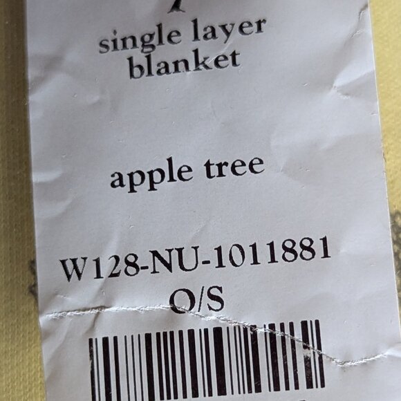 Kate Quinn | single layer blanket | apple tree | organic cotton interlock - Picture 11 of 12
